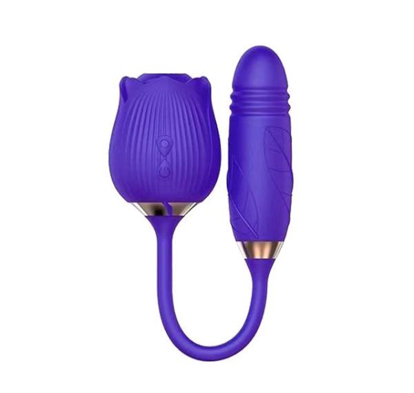 women rose vibrator - purple